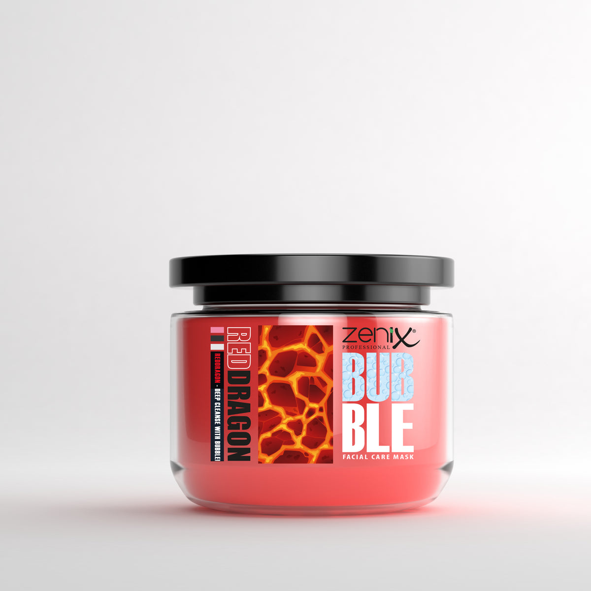 Zenix Bubble Clay Face Mask Red Dragon 300 ml