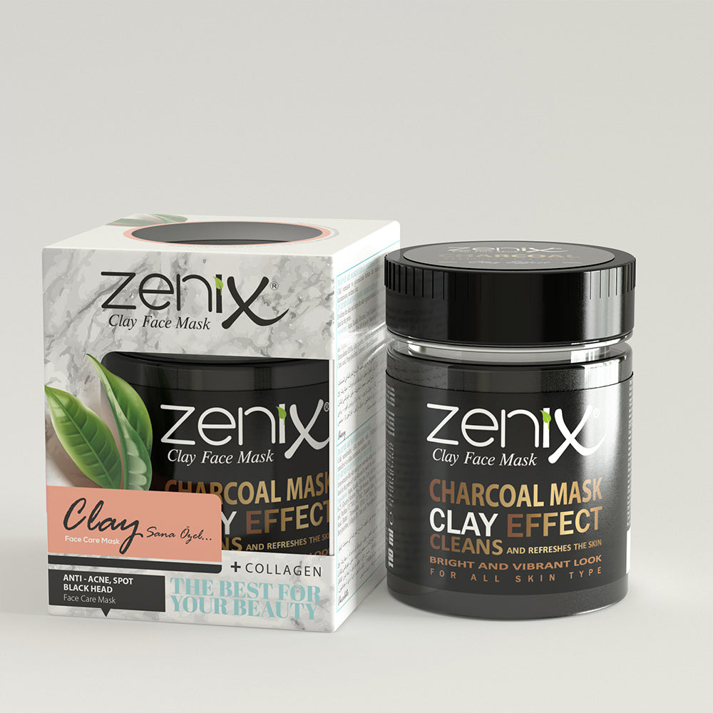Zenix Maskë me Argjilë Natural Series Black 190 g