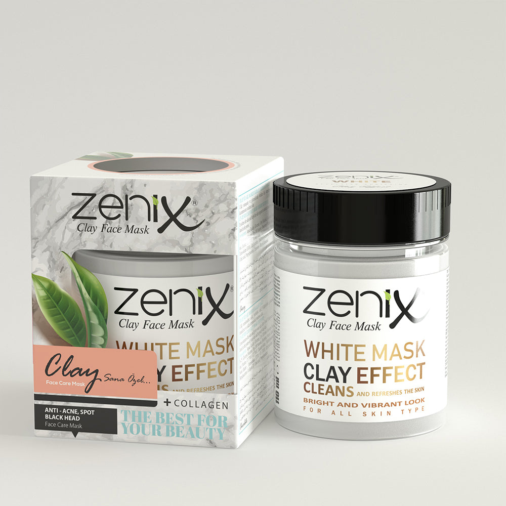 Zenix Maskë me Argjilë Natural Series White 190 g