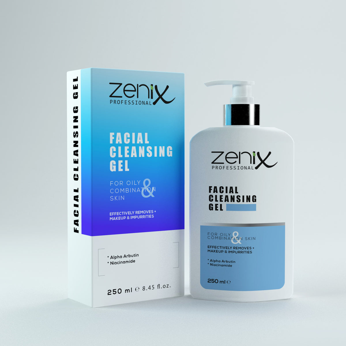 Zenix Xhel Pastrues për Fytyrën, Lëkurë e Yndyrshme & Normale