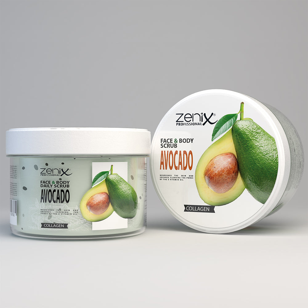 Zenix Skrab Ditor për Fytyrën Avokado 275 ml