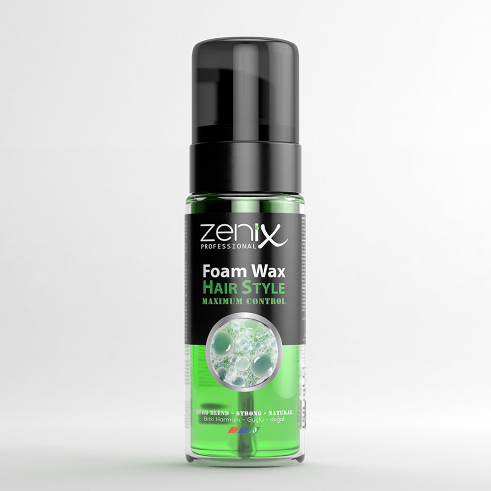 Zenix Men Series Foam Wax Herb Blend Strong Natural 150 ml