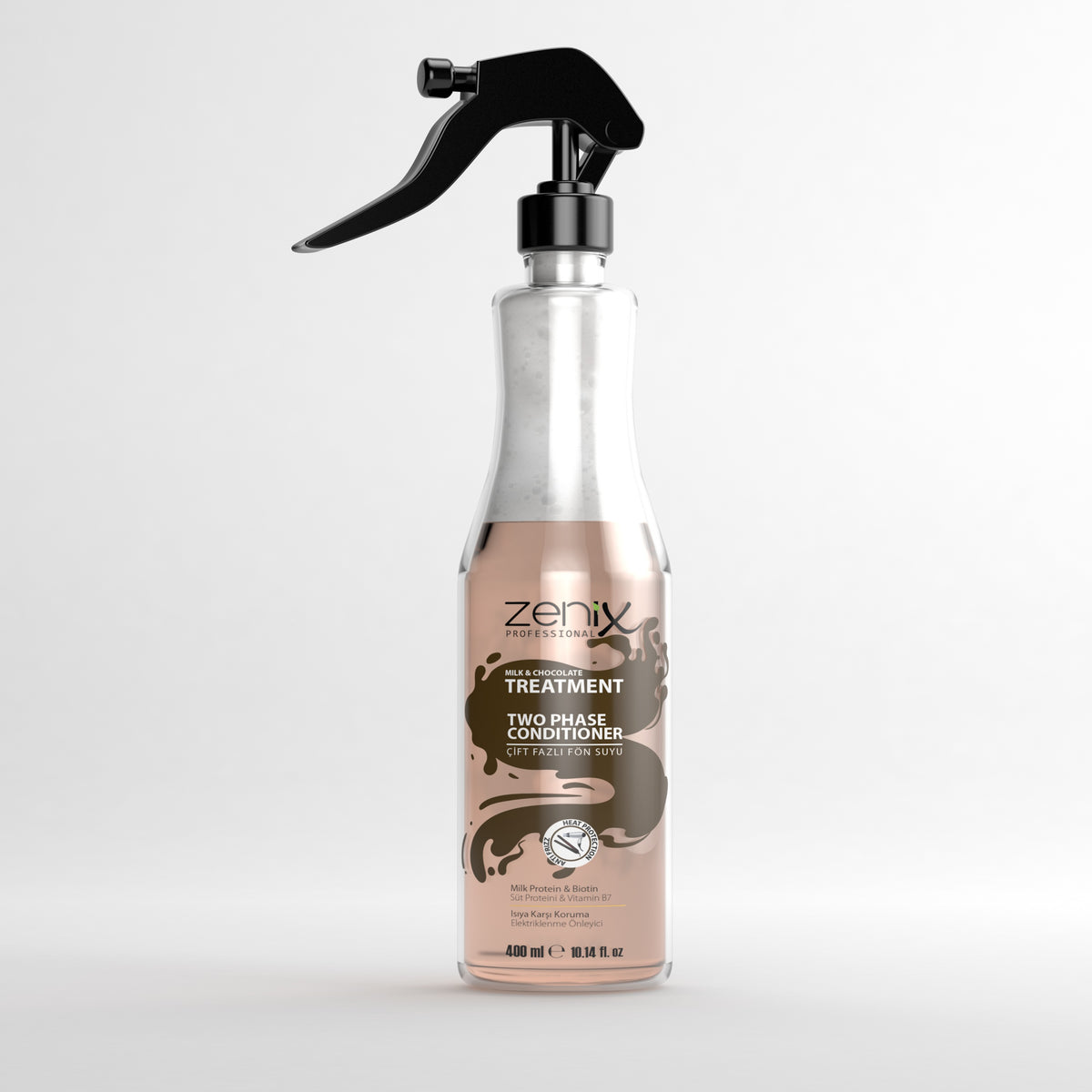Zenix Two Phase Hair Conditioner Milk Chocolate 400 ml