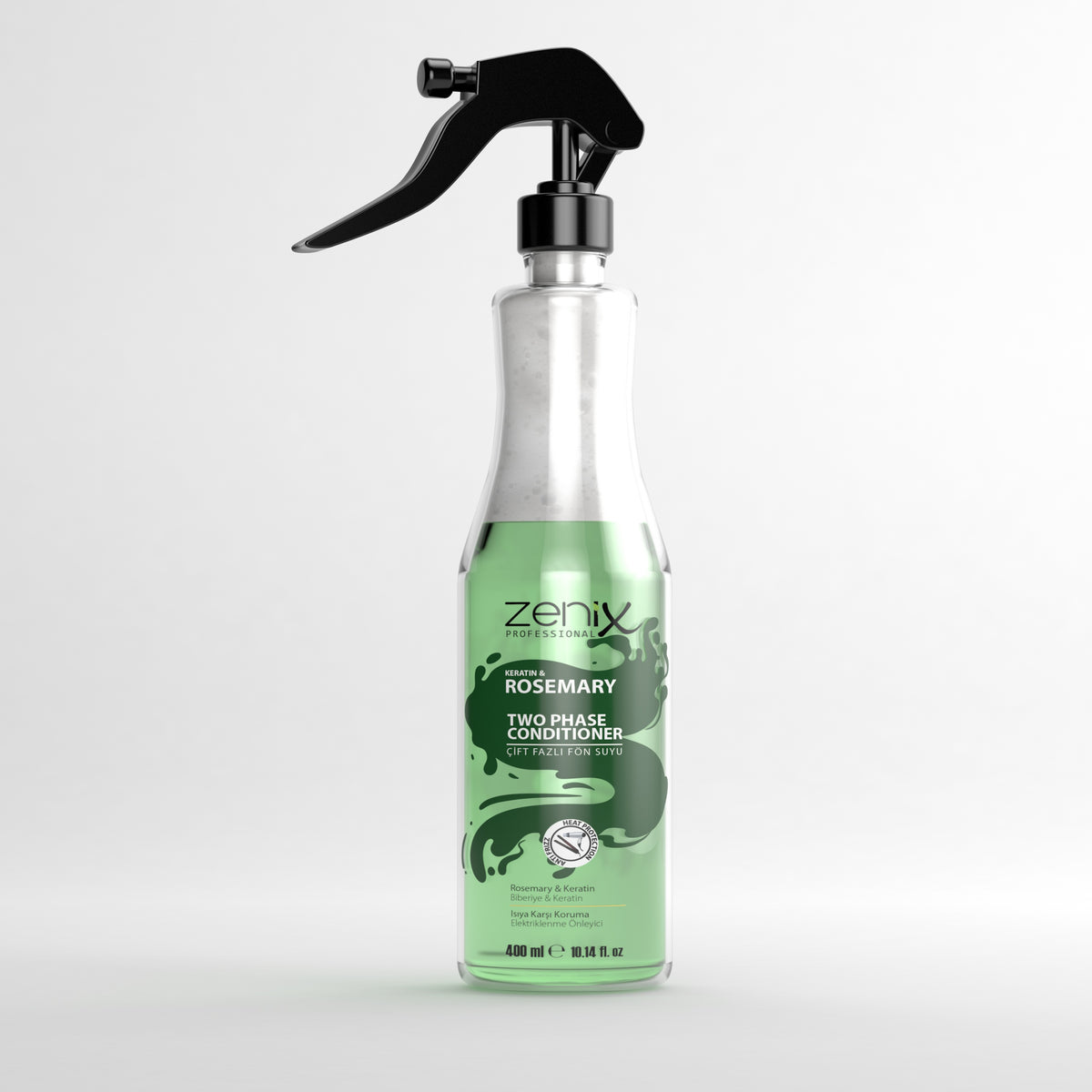 Zenix Two Phase Hair Conditioner Rosemary Keratin 400 ml
